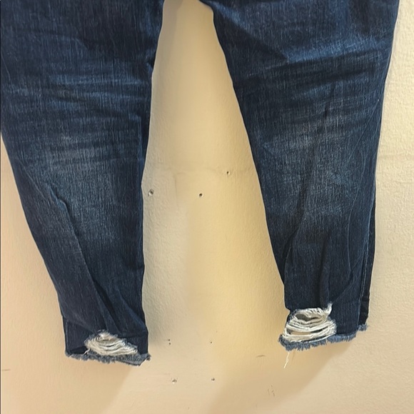 KanCan Dark Blue Distressed Boyfriend Jeans* - Picture 8 of 8